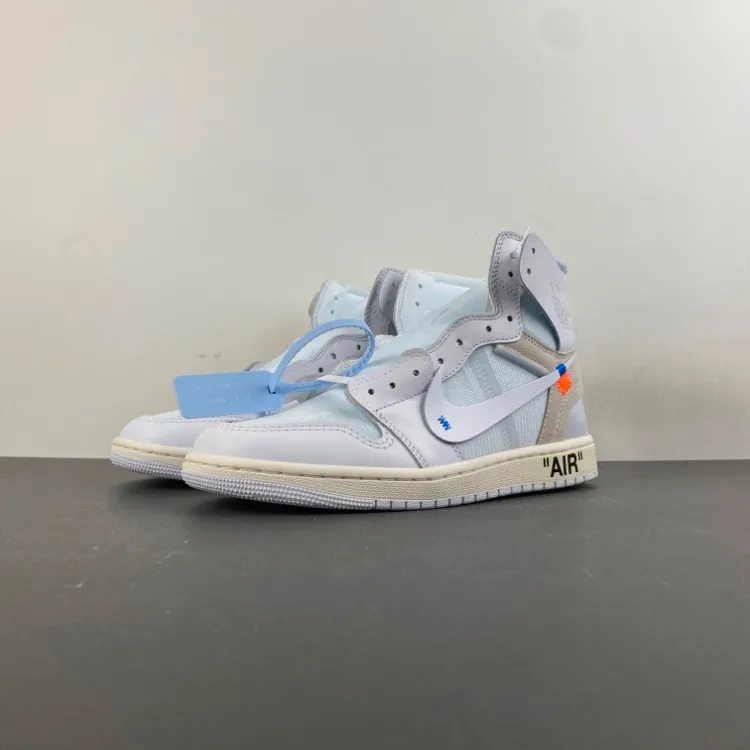 Virgil Abloh Archive x AJ 1 High OG 'Alaska' Shoes Sneakers – nk0004931 - Image 7