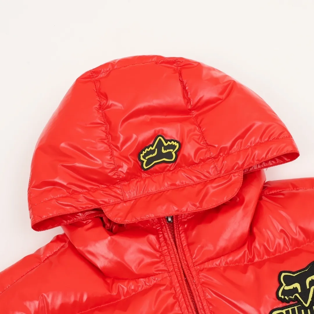 SUP x Fox Racing Shiny Down Puffer Jacket - SUP0113 - Image 3