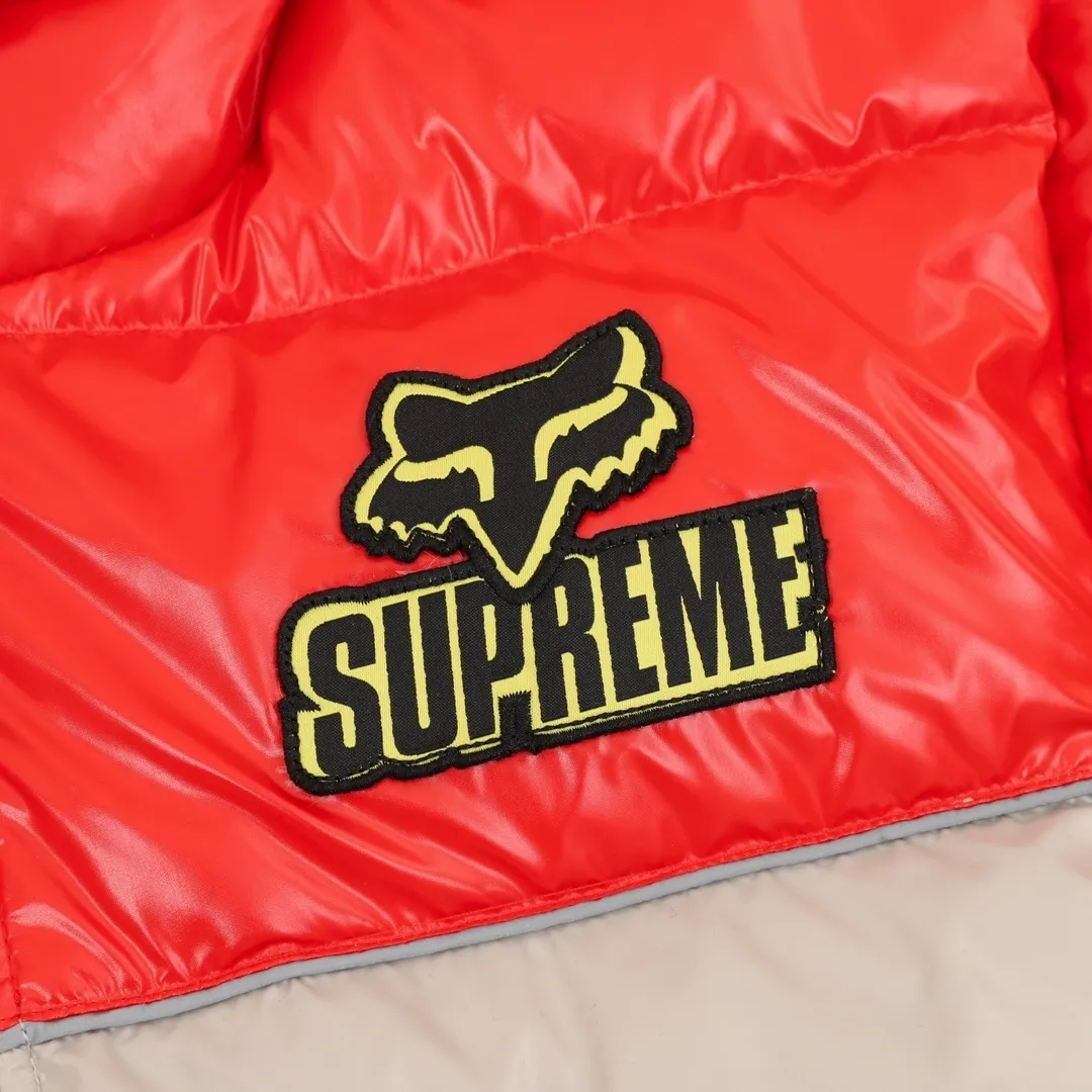 SUP x Fox Racing Shiny Down Puffer Jacket - SUP0113 - Image 4