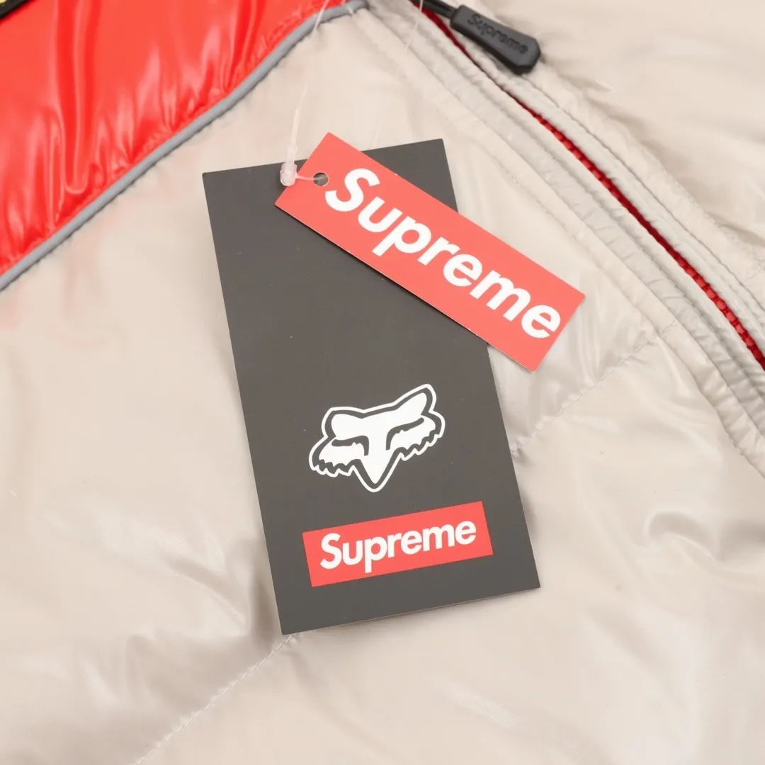 SUP x Fox Racing Shiny Down Puffer Jacket - SUP0113 - Image 6