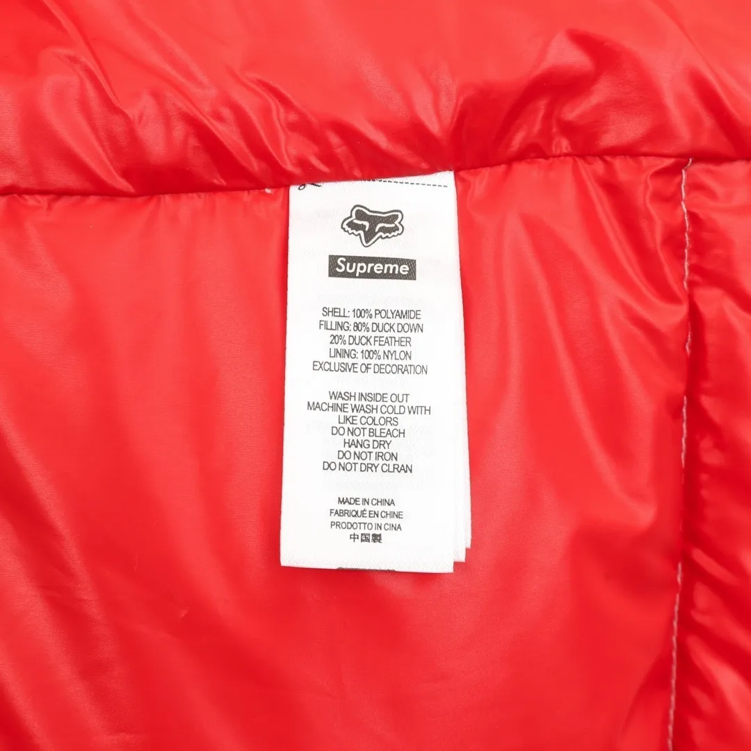 SUP x Fox Racing Shiny Down Puffer Jacket - SUP0113 - Image 9