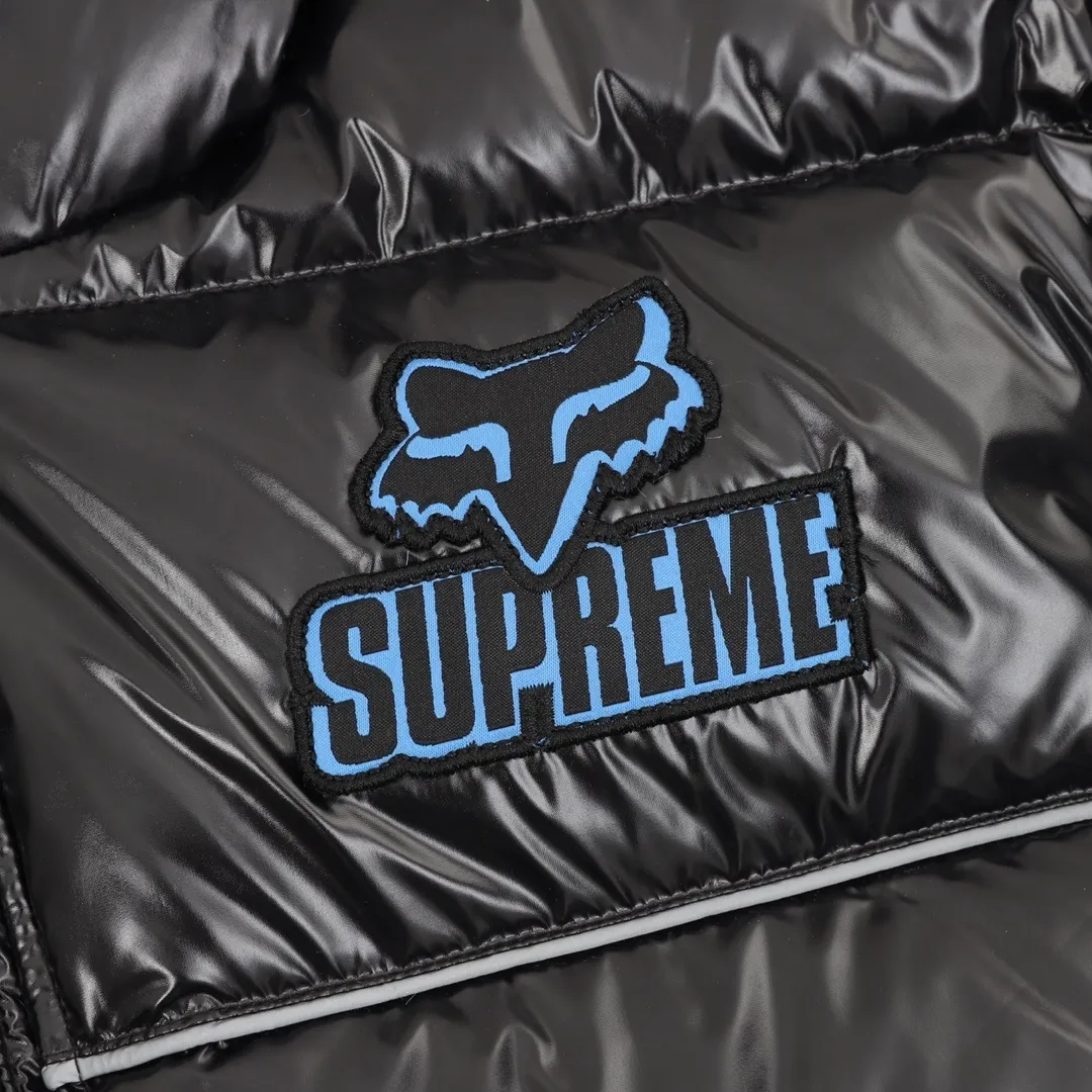 SUP x Fox Racing Shiny Down Puffer Jacket - SUP0114 - Image 4