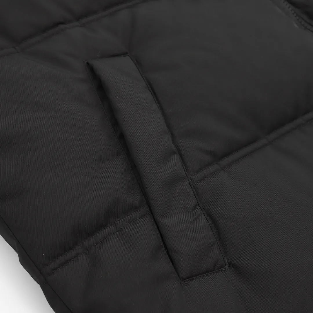 SUP Leather Yoke Puffer Jacket - SUP0115 - Image 4