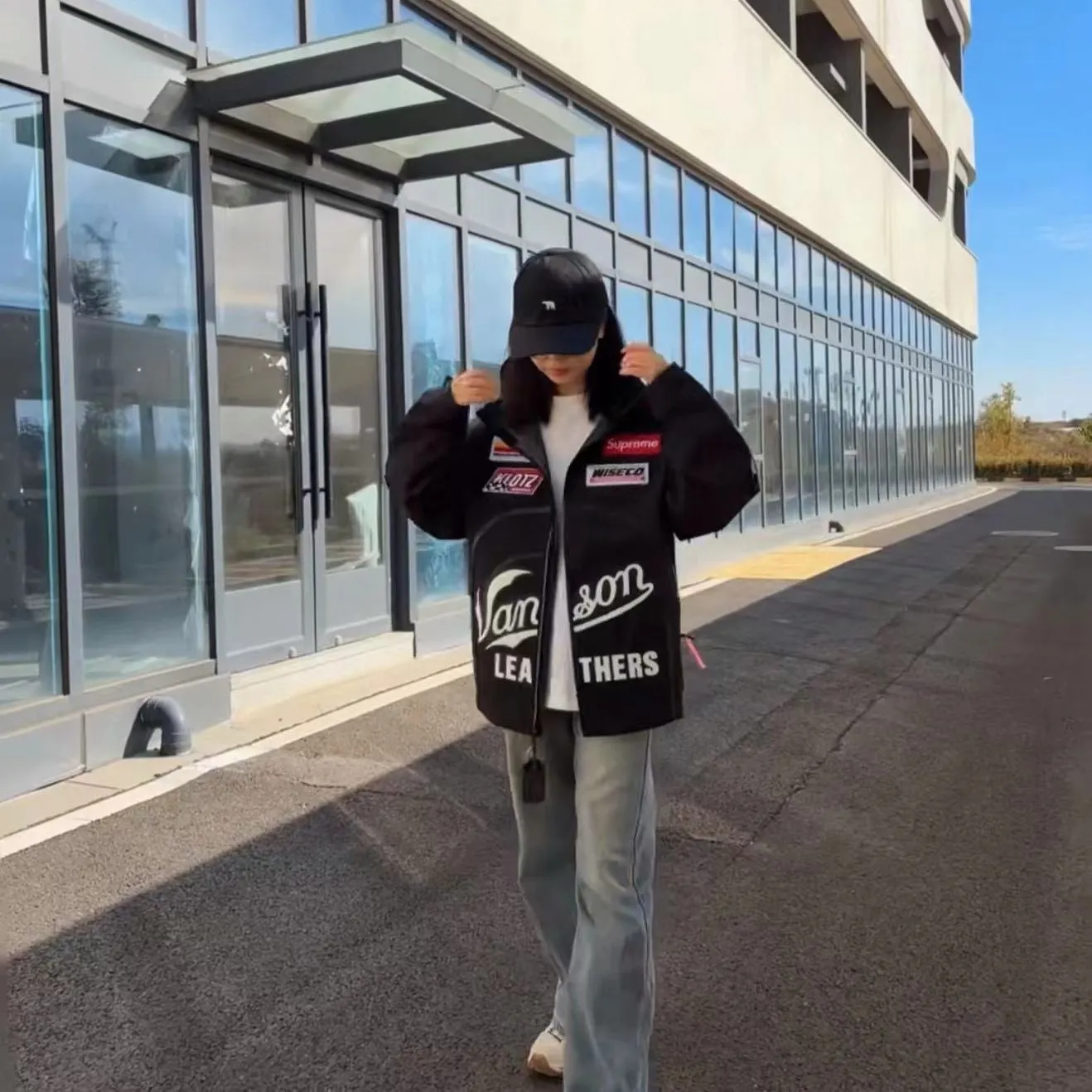 SUP x Vanson Leathers GORE-TEX Shell Jacket - SUP0120 - Image 13