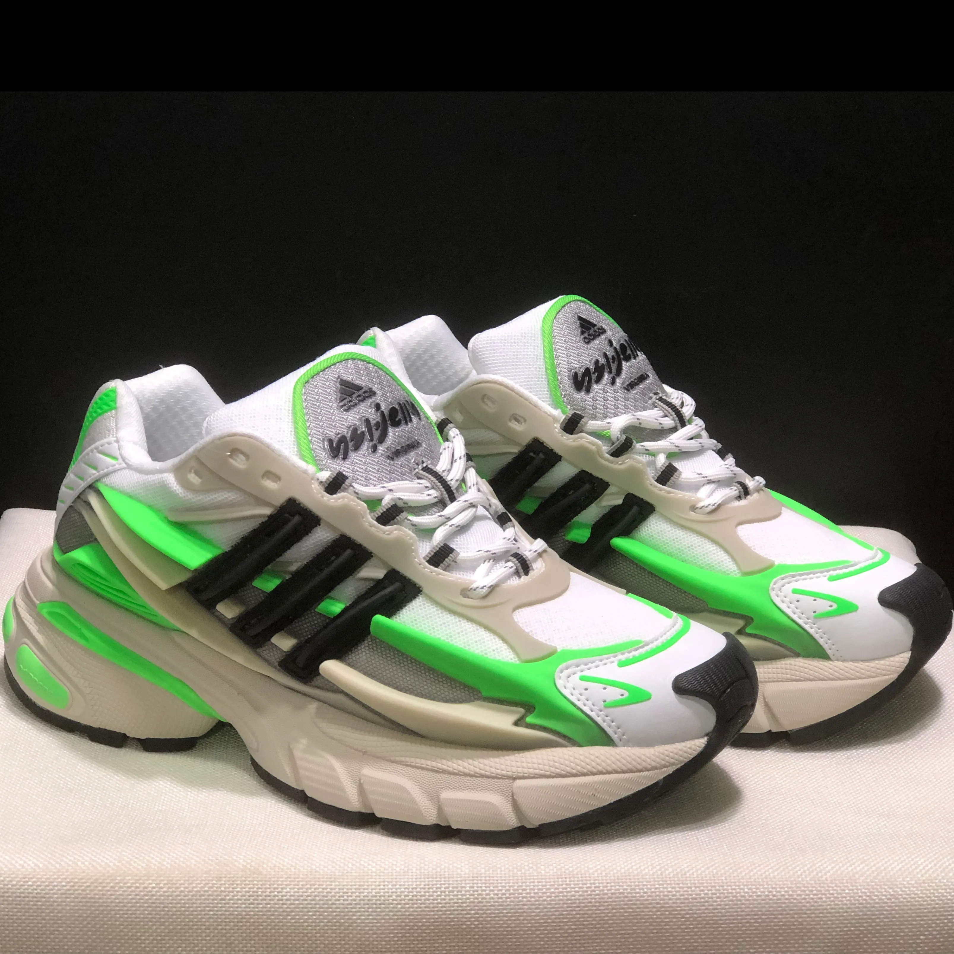 Pharrell x AD Adistar Jellyfish 'Focus Olive Real Green' Blue Shoes Sneakers - nk0004964 - Image 3