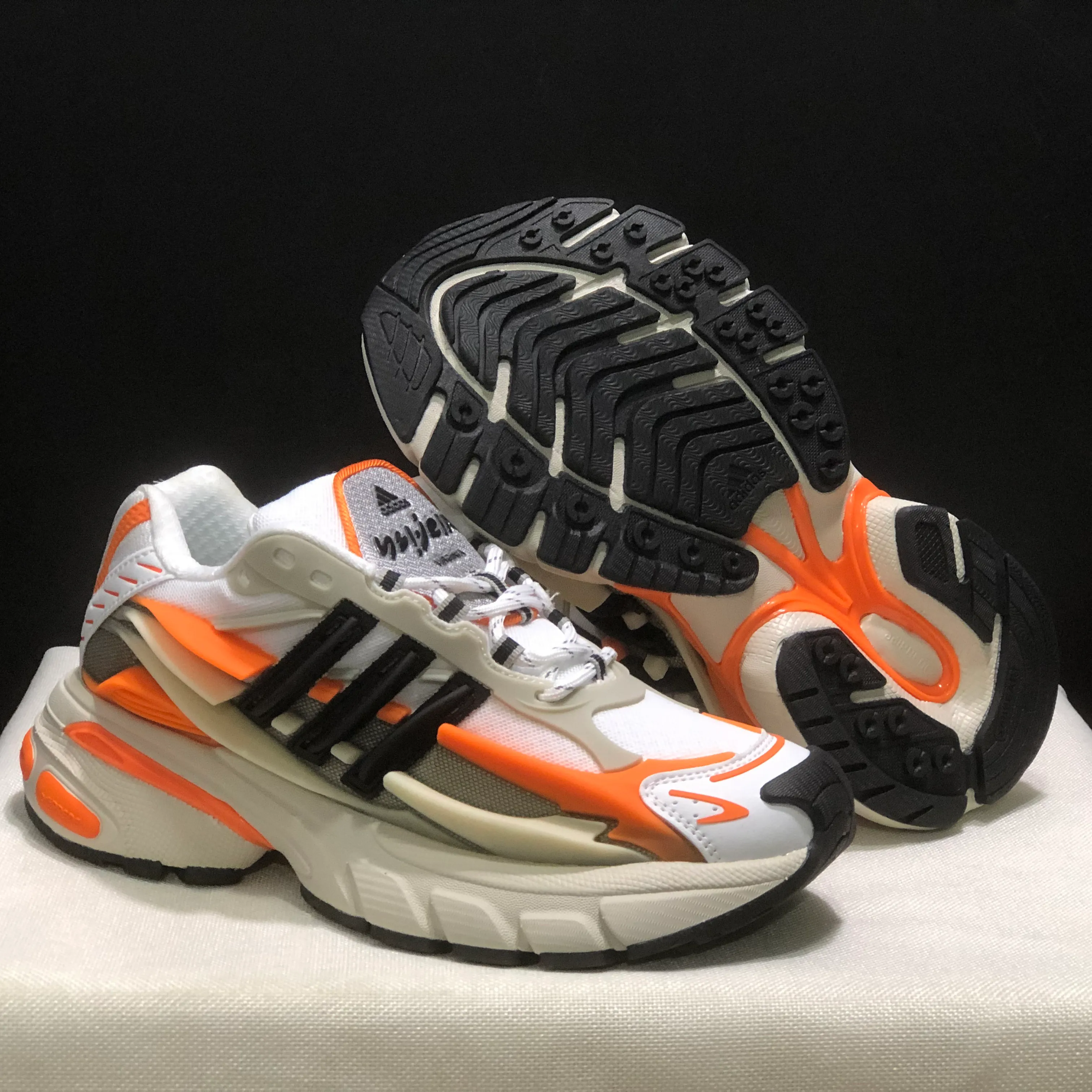 Pharrell x AD Adistar Jellyfish 'Focus Olive Orange' Shoes Sneakers - nk0004965 - Image 6