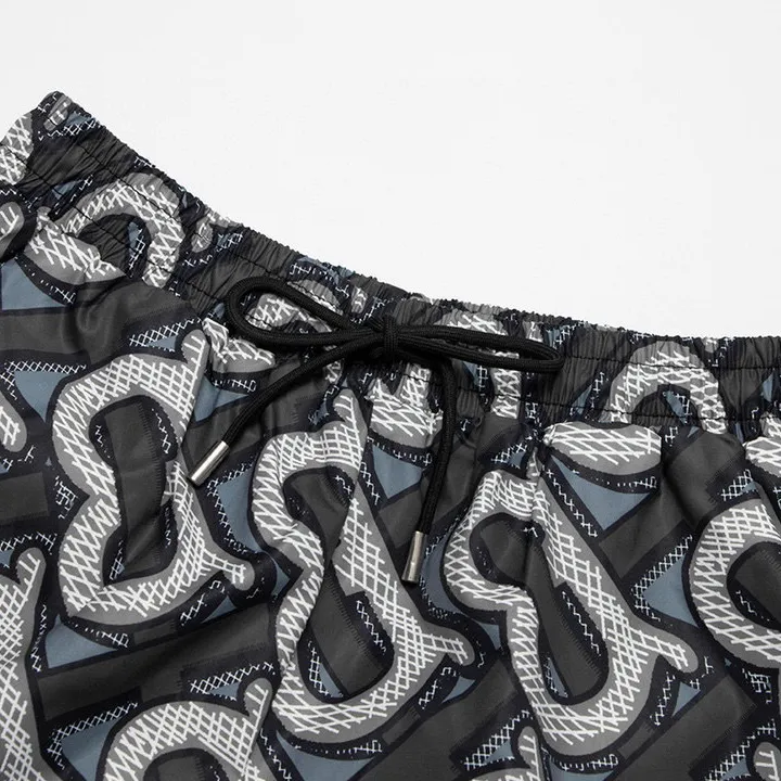 BUR Monogram Shorts - BUR0040 - Image 3