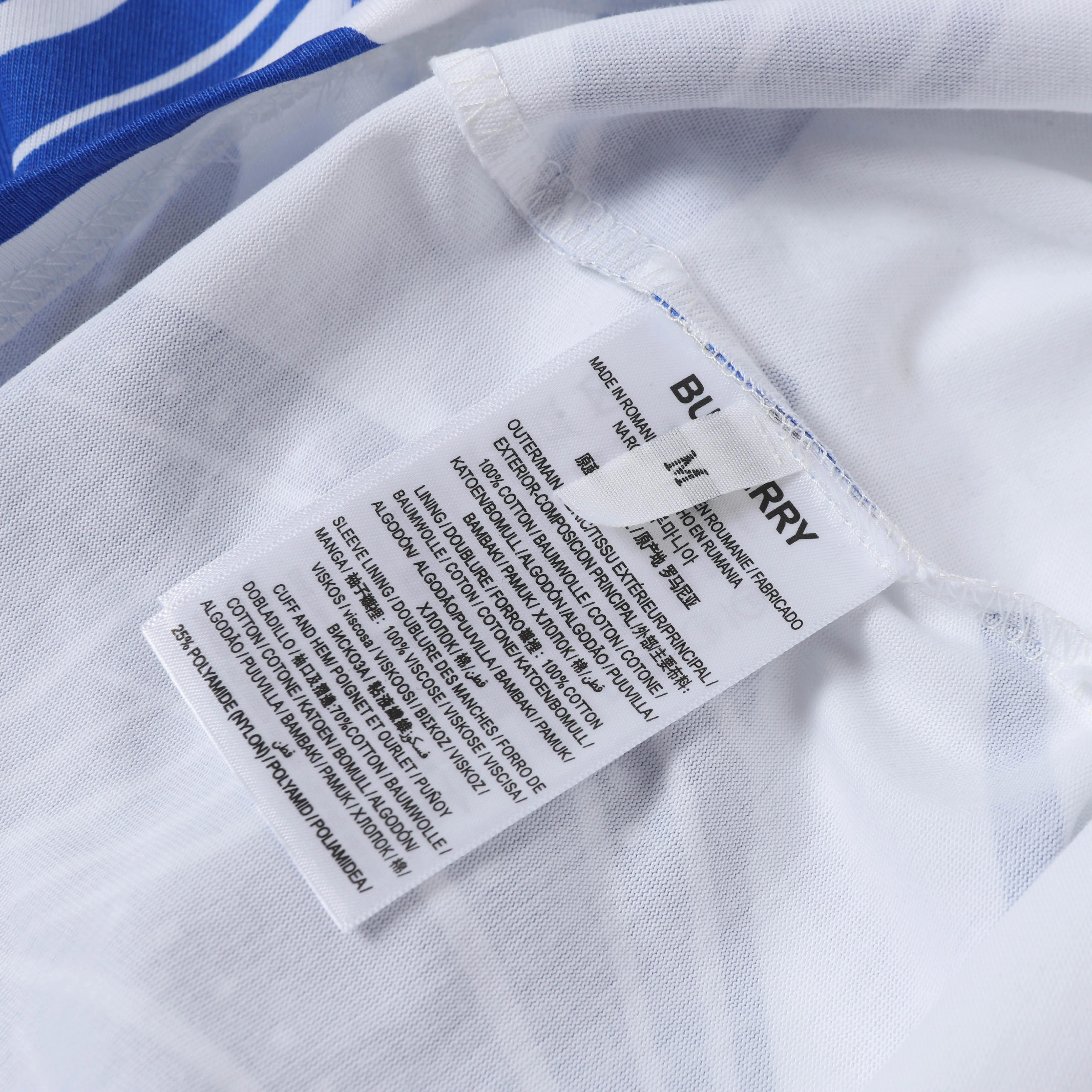 BUR Logo Printed Cotton T-Shirt - BUR0069 - Image 6