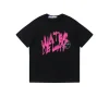 OW Graffiti Arrow Pattern Cotton T-Shirt - OW0009