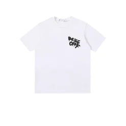 OW Logo Print Cotton T-Shirt  - OW0018