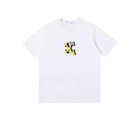 OW Co Virgil Abloh Wizard Graffiti Cotton T-Shirt - OW0020
