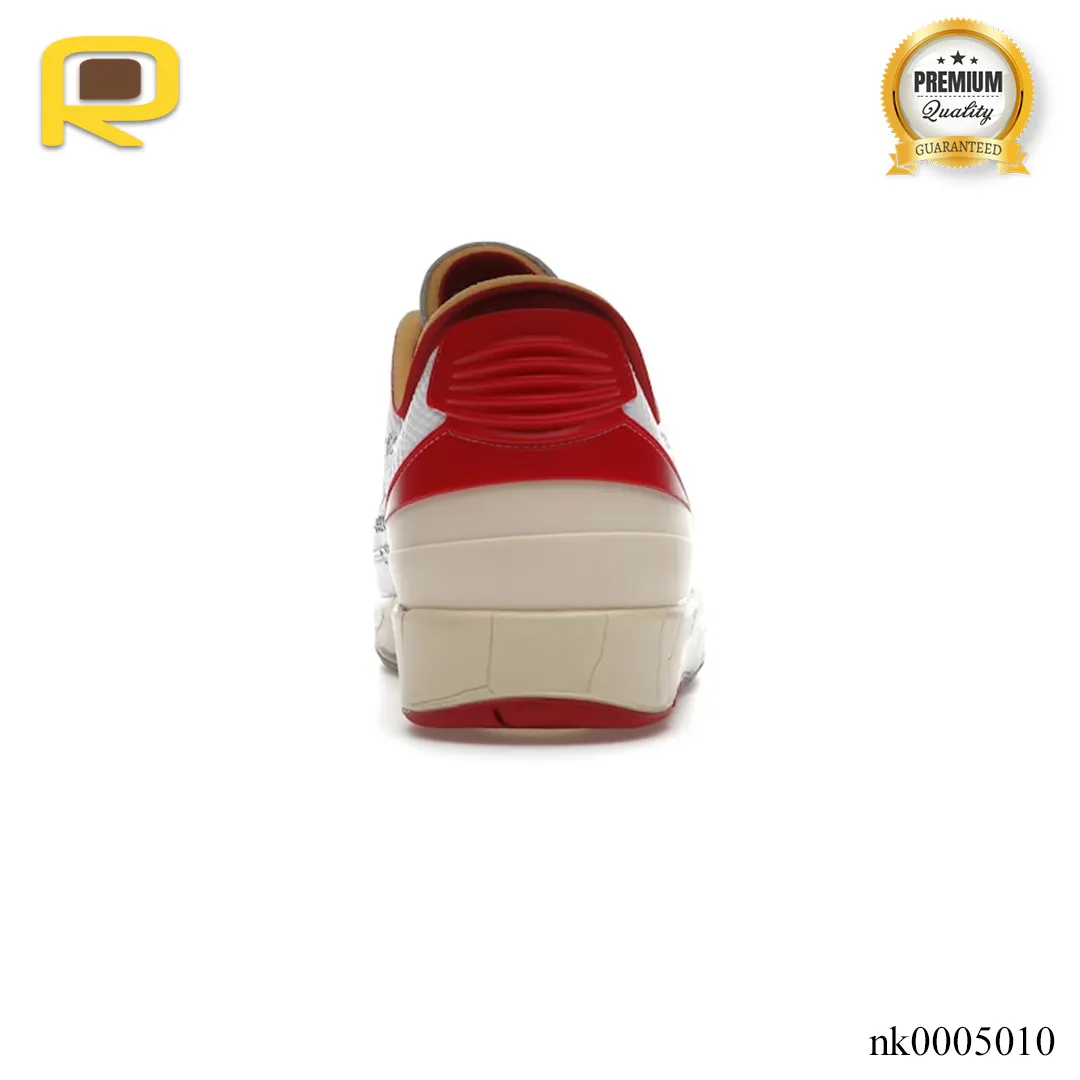 AJ 2 Retro Low SP Off-White White Red Shoes Sneakers - nk0005010 - Image 3