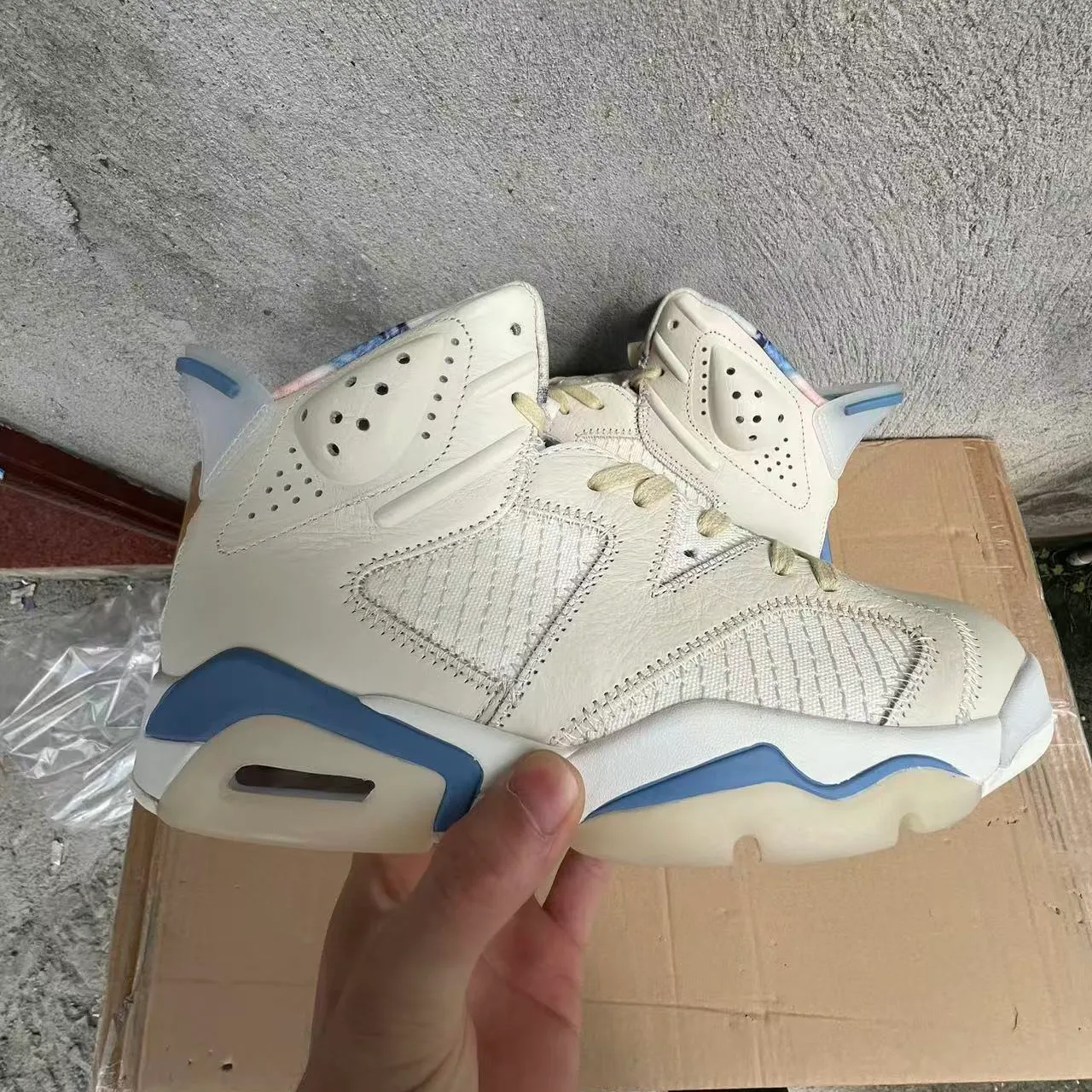 AJ 6 Retro Sashiko Shoes Sneakers - nk0005142 - Image 8