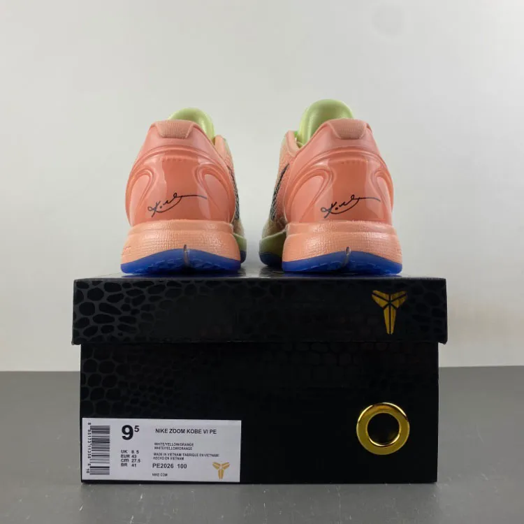 Kobe 6 Protro “Sunrise” PE Shoes Sneakers - nk0005269 - Image 6