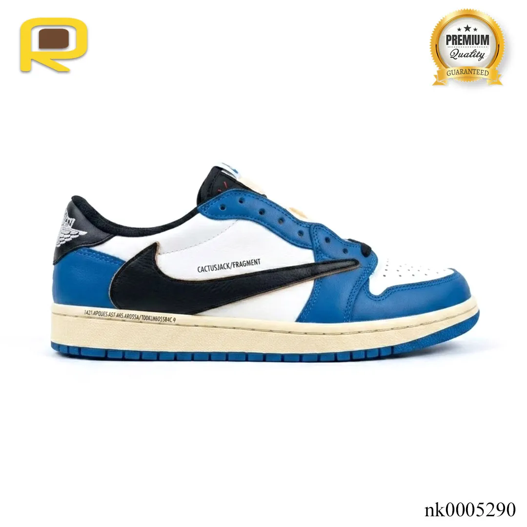 Travis Scott x Fragment x AJ 1 Low Sample Shoes Sneakers – nk0005290