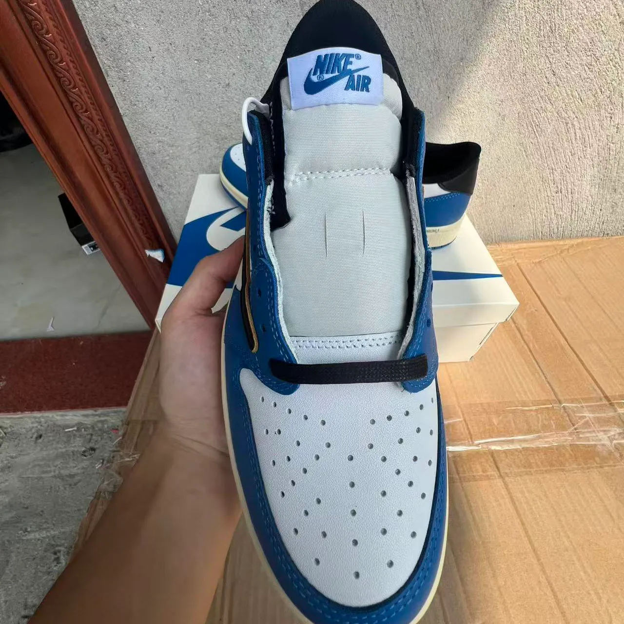 Travis Scott x Fragment x AJ 1 Low Sample Shoes Sneakers – nk0005290 - Image 5