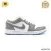 AJ 1 low customized with silver Swarovski crystal Shoes Sneakers – nk0005309