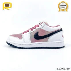 Alternative view of AJ 1 Low SE White Black Desert Berry Shoes Sneakers – nk0005310