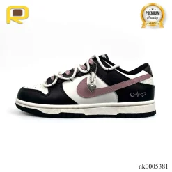 Alternative view of Dunk Low 'Black Pink Deconstructed Gift' Shoes Sneakers - nk0005381