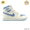 AJ 1 High OG Psychic Blue and Pale Ivory Shoes Sneakers – nk0005386