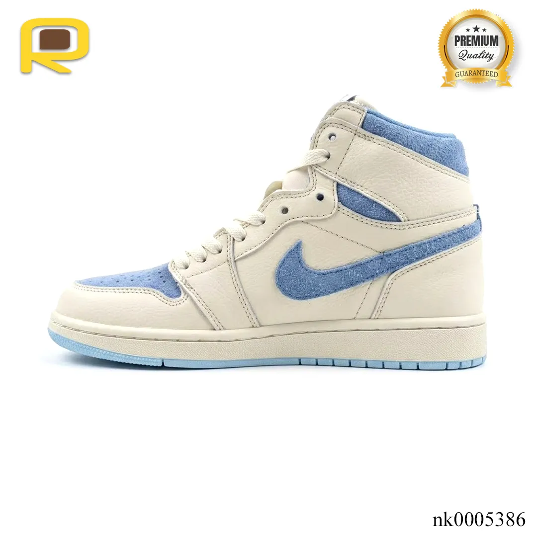 AJ 1 High OG Psychic Blue and Pale Ivory Shoes Sneakers – nk0005386 - Image 2
