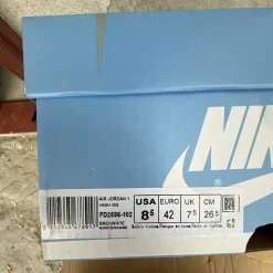 AJ 1 High OG Psychic Blue and Pale Ivory Shoes Sneakers – nk0005386 - Image 10