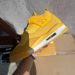 Nigel Sylvester x AJ 4 ‘Yellow Bricks’ Shoes Sneakers - nk0005424 - Image 8