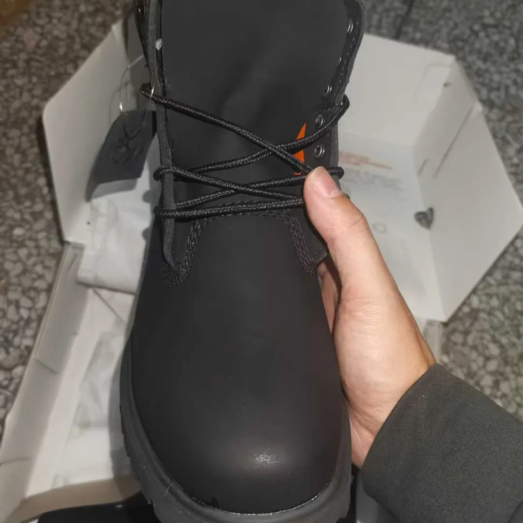 TBL 6 Inch Classic Waterproof Boot Wide ‘Black Nubuck’ Shoes Sneakers - nk0005468 - Image 3