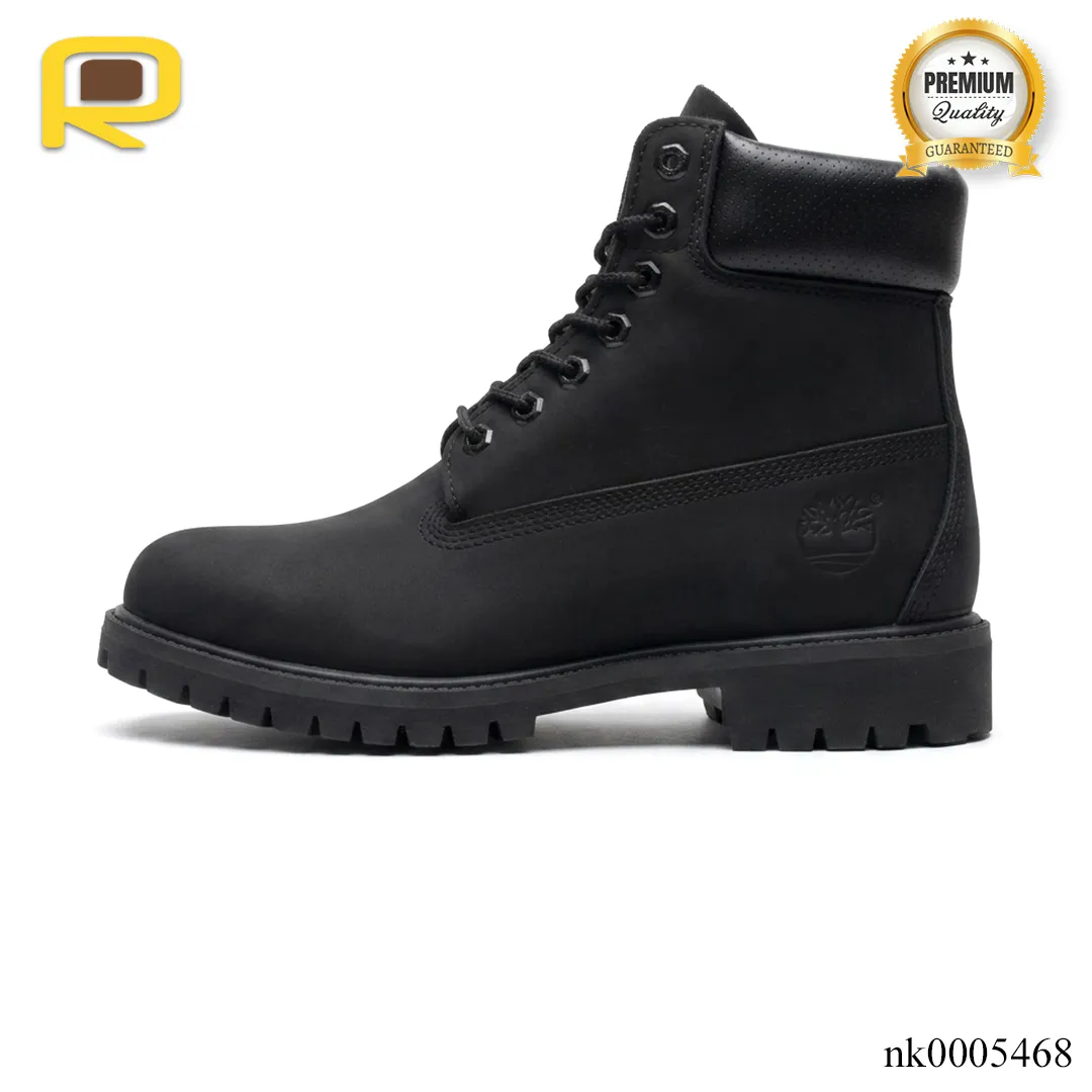 TBL 6 Inch Classic Waterproof Boot Wide ‘Black Nubuck’ Shoes Sneakers - nk0005468 - Image 2