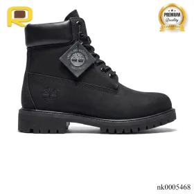 TBL 6 Inch Classic Waterproof Boot Wide ‘Black Nubuck’ Shoes Sneakers - nk0005468