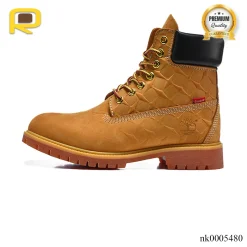 [PREMIUM] Supreme x TBL 6 Inch Premium Waterproof Boot 'Embossed Diamond Plate - Wheat' Shoes Sneakers - nk0005480 - Image 2