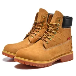 [PREMIUM] Supreme x TBL 6 Inch Premium Waterproof Boot 'Embossed Diamond Plate - Wheat' Shoes Sneakers - nk0005480 - Image 8