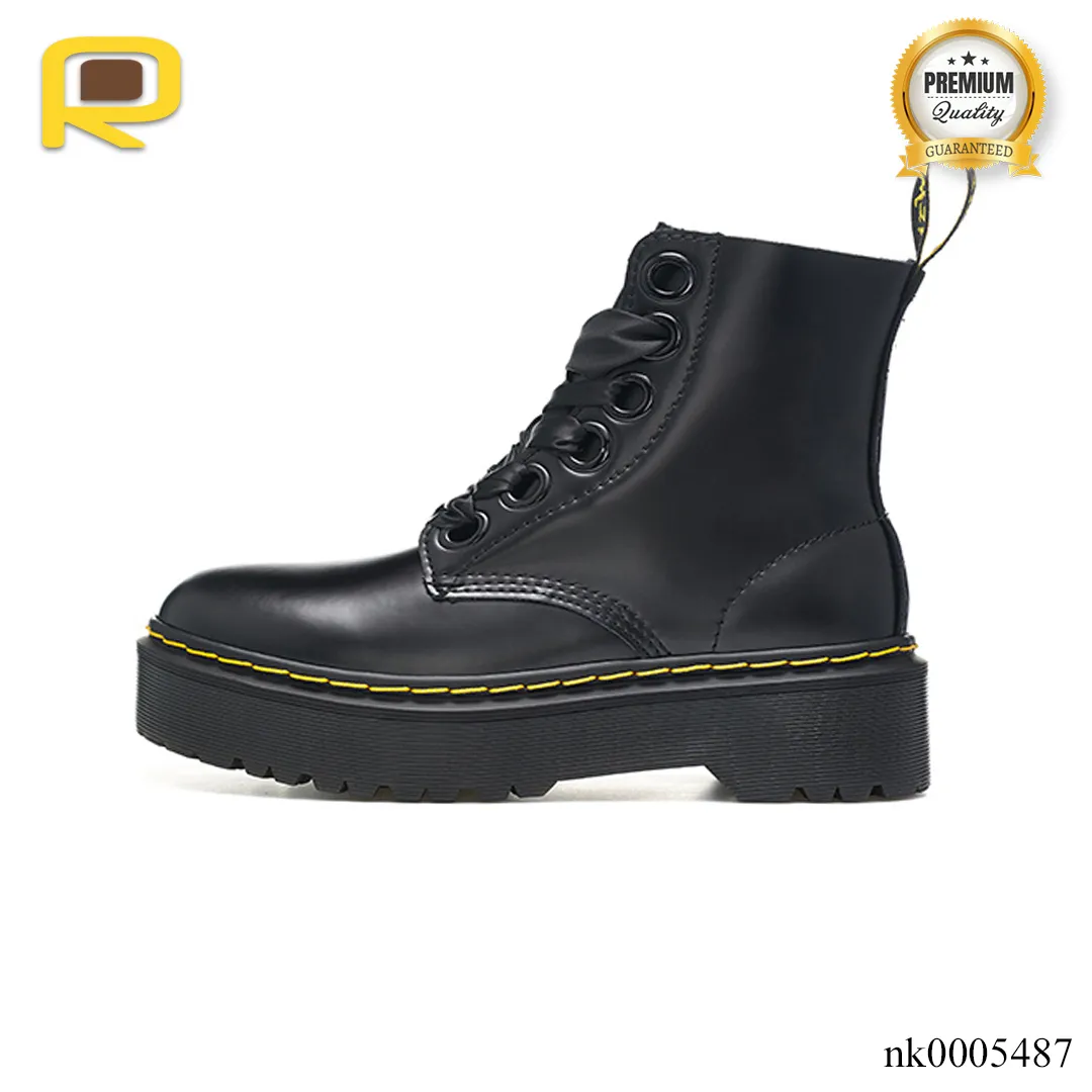 Dr. Martens Molly Leather Platform Boots Shoes Sneakers - nk0005487 - Image 2
