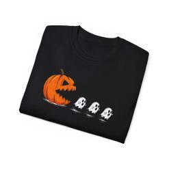 Halloween Pumpkin Chasing Ghost T-Shirt - POD0004 - Image 8