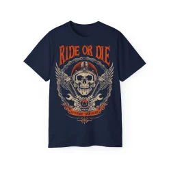 RIDE OR DIE T-Shirt – POD0014 - Image 3