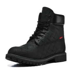 Supreme x TBL 6-Inch Premium Waterproof Boot 'Embossed Diamond Plate - Black' Shoes Sneakers - nk0005495 - Image 4