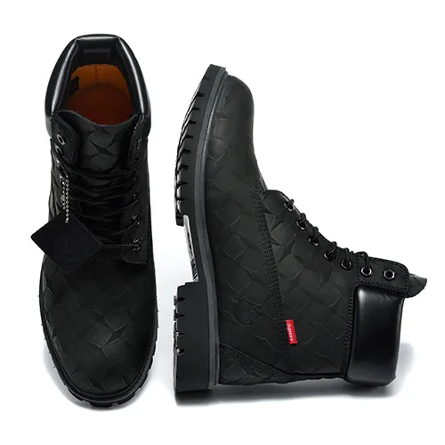 Supreme x TBL 6-Inch Premium Waterproof Boot 'Embossed Diamond Plate - Black' Shoes Sneakers - nk0005495 - Image 7