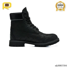[PREMIUM] SUP x TBL 6-Inch Premium Waterproof Boot 'Embossed Diamond Plate - Black' Shoes Sneakers - nk0005504