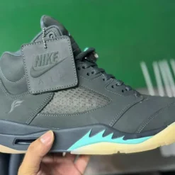[PREMIUM] AJ 5 Retro SoleFly Black Aurora Green Shoes Sneakers - nk0005505 - Image 4
