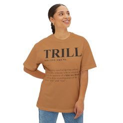 Trill Definition Unisex Oversized Boxy Tee - Image 16