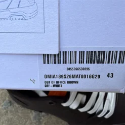 [PREMIUM] OW Out Of Office Black Shoes Sneakers - nk0005590 - Image 5